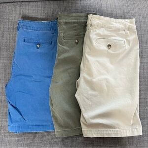 Bundle of Tommy Bahama Women's Bermuda Shorts - Blue, Green, and Cream Sz 10